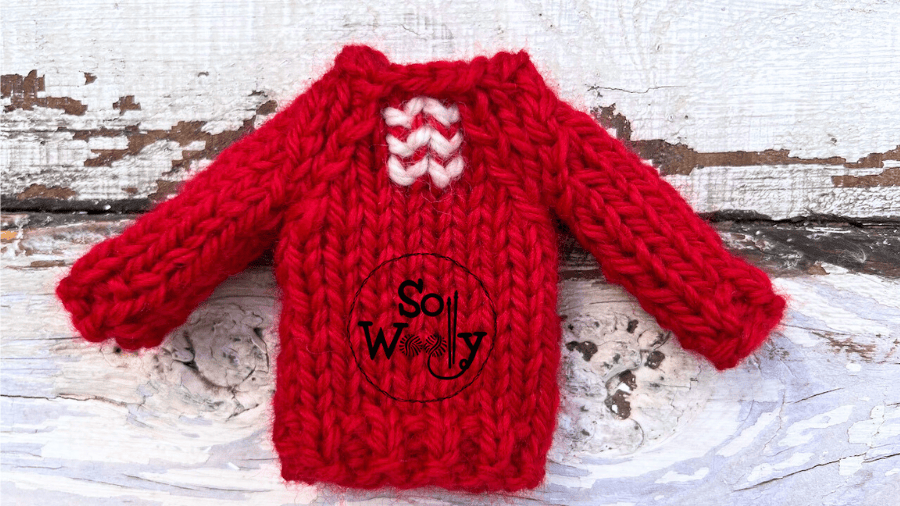 Knit Christmas Mini Sweaters