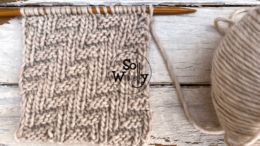 Reversible ZigZag Stitch knitting pattern