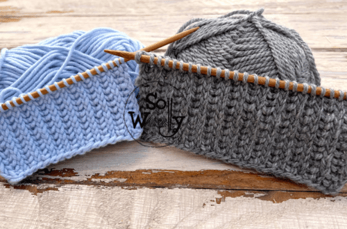 Alternative to the Stockinette Stitch Knitting