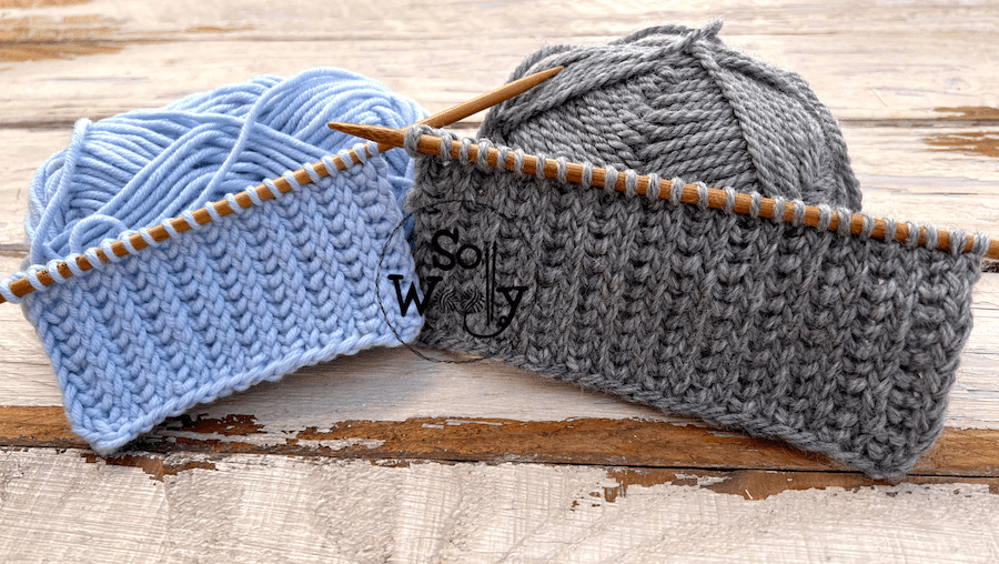 Alternative to the Stockinette Stitch Knitting