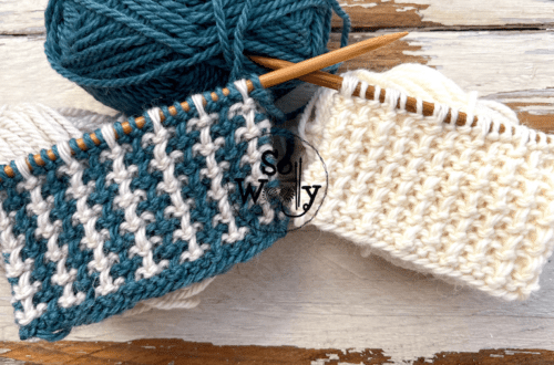 No-Purling Hurdle Knit Stitch