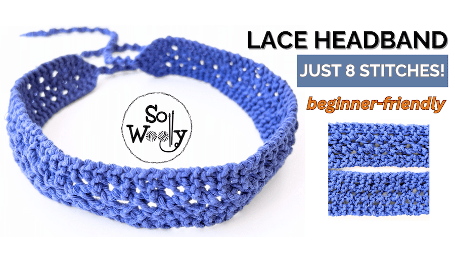 Lace Headband Knit
