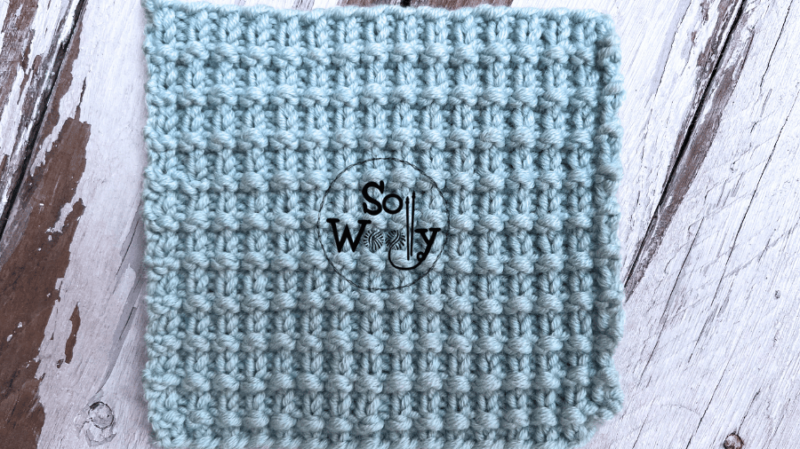Chunky Knit Stitch don't curl