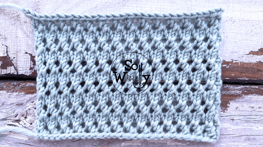 Eyelet Stitch Knitting