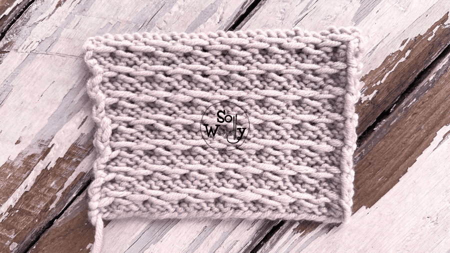 Ridged Hearts knitting pattern