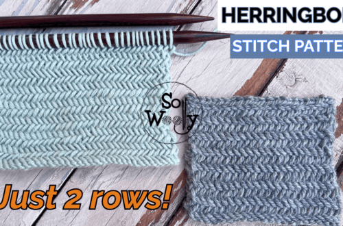 herringbone stitch knitting tutorial