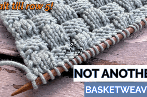 Basketweave Stitch Knitting Pattern