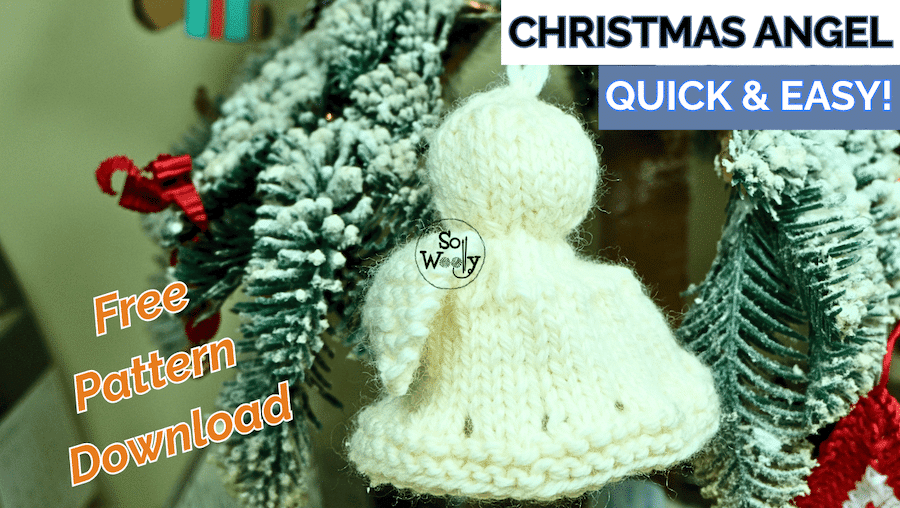 Christmas Angel Free Knitting Pattern