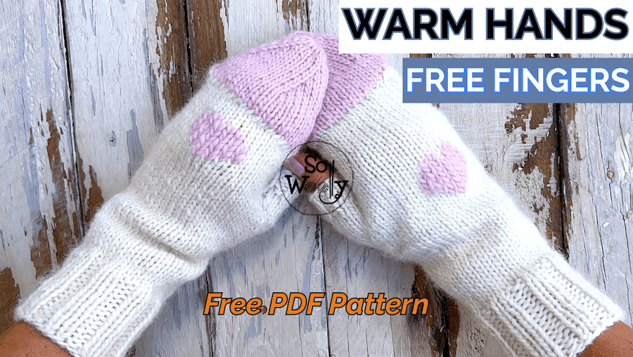 Convertible Mittens Knitting Pattern