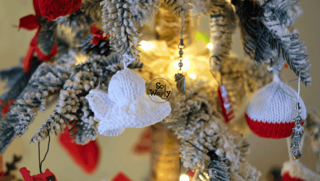 How to knit Christmas Angel