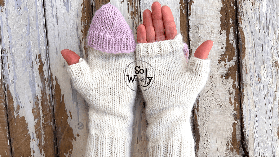 Knit Convertible Mittens free pattern