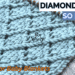 diamonds lace stitch knitting pattern
