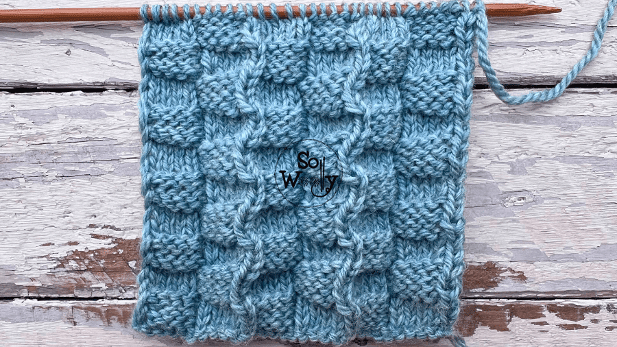 zigzag stitch reversible knitting