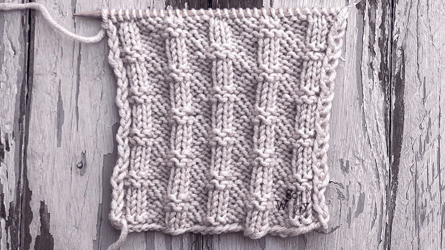 mock cables knitting pattern