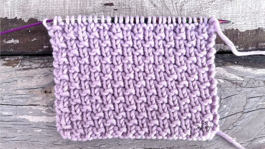 knit stitch perfect for borders