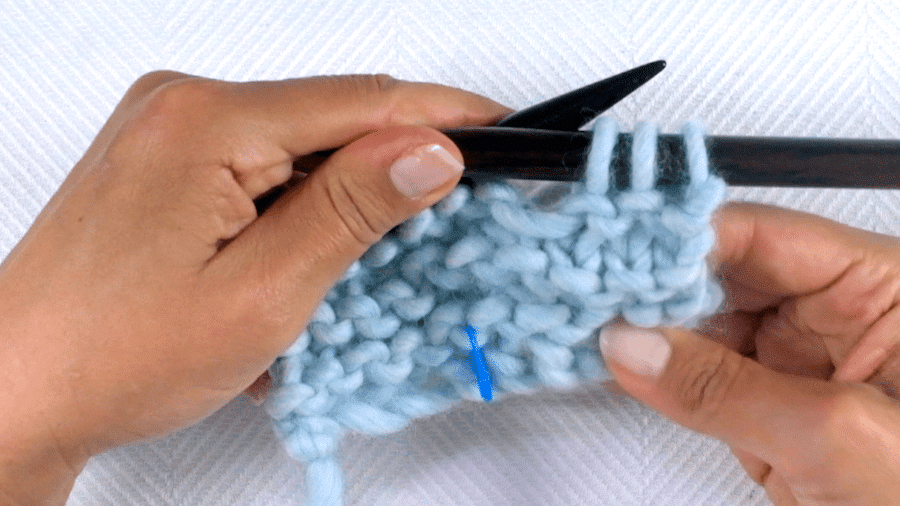 read your knitting garter stitch