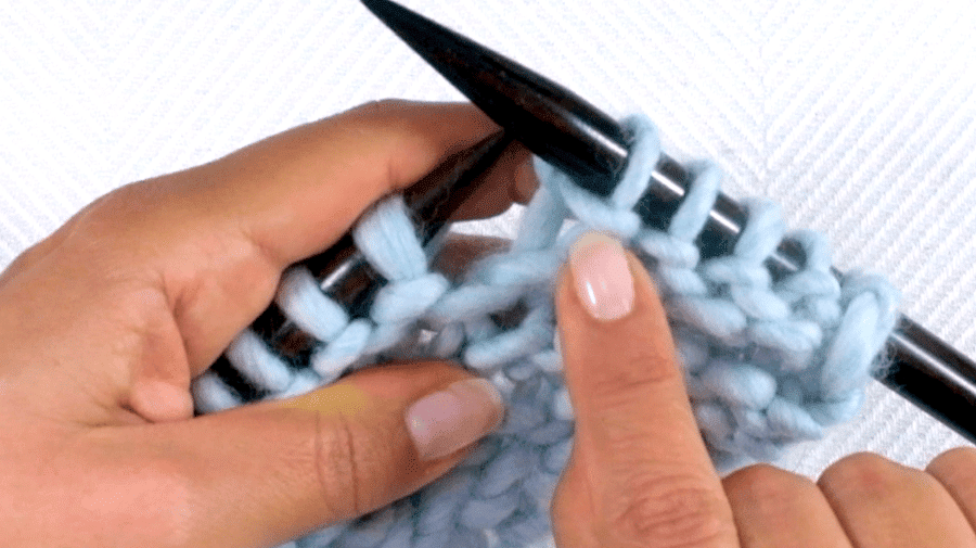 read your knitting purl stitch
