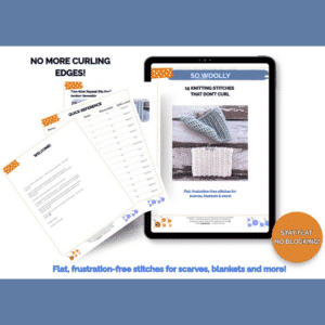 15 knitting stitches that don't curl printable pdf