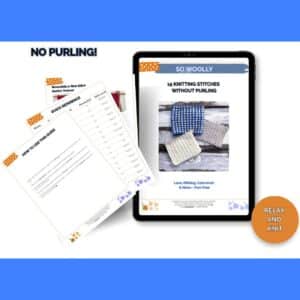 15 knitting stitches without purling printable pdf