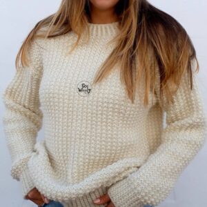sweater with straight needles printable pattern