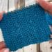 1-row reversible knitting stitch