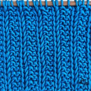 Reversible Knitting Stitch Printable Pattern