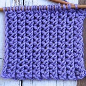 one-row knitting stitch printable pattern