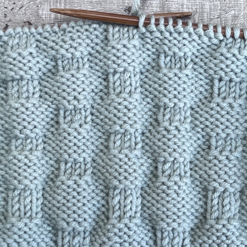 Mock Wasp Nest Stitch - 3D Knit & Purl Pattern PDF - Image 2