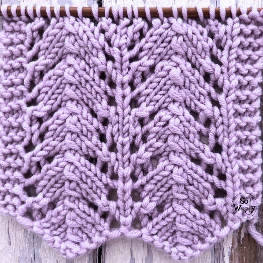 Chevron Lace Stitch Printable PDF