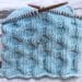 mock wasp nest stitch knitting