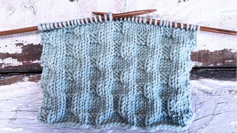 wasp nest stitch knits purls