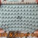 Quilted Slip Stitch Knitting Pattern