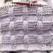 garter checkerboard stitch knitting
